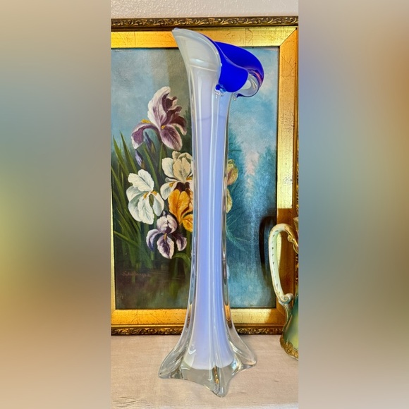 1960s Murano Jack in the Pulpit "Calla Lily" Glass Vase - Picture 3 of 10